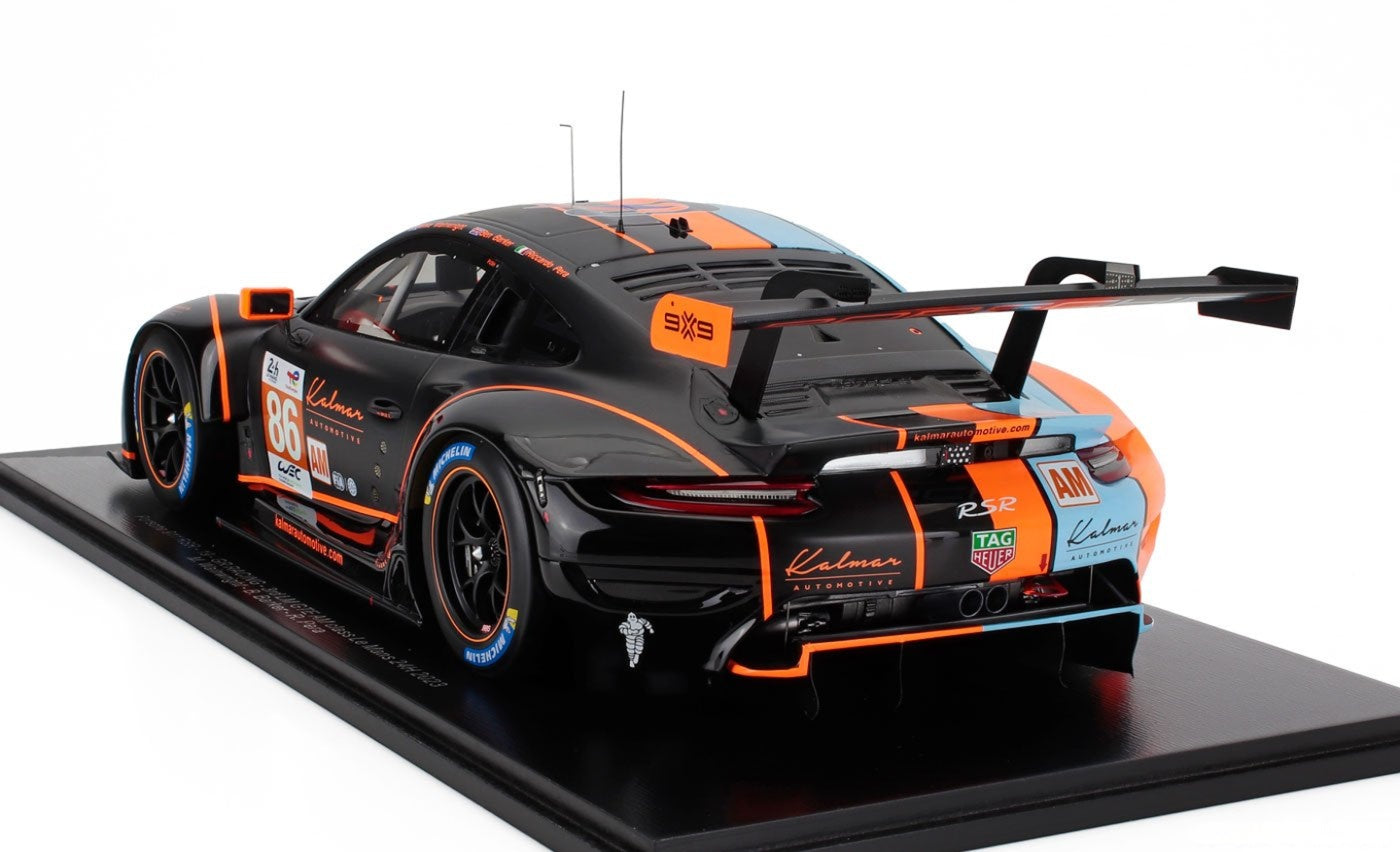 1/12 Scale Spark PORSCHE 911 991-2 RSR 3rd LMGTE Am 24h LE MANS 2023 w/ Display Case