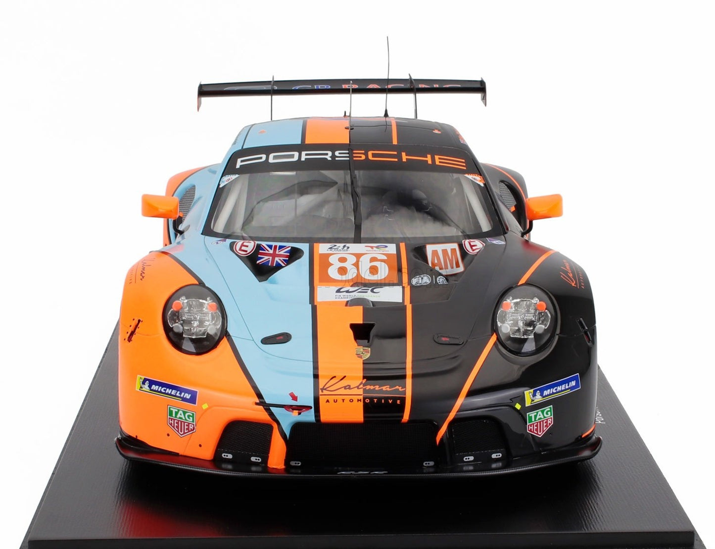 1/12 Scale Spark PORSCHE 911 991-2 RSR 3rd LMGTE Am 24h LE MANS 2023 w/ Display Case