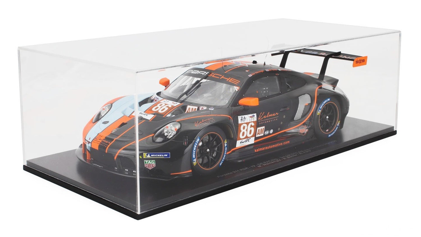 1/12 Scale Spark PORSCHE 911 991-2 RSR 3rd LMGTE Am 24h LE MANS 2023 w/ Display Case