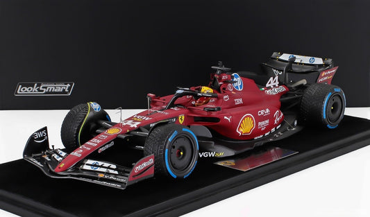 Lewis Hamilton Ferrari SF-23 First Test 1/18 Scale Model Car By Looksmart