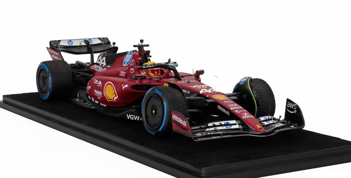 Lewis Hamilton Ferrari SF-23 First Test 1/18 Scale Model Car By Looksmart