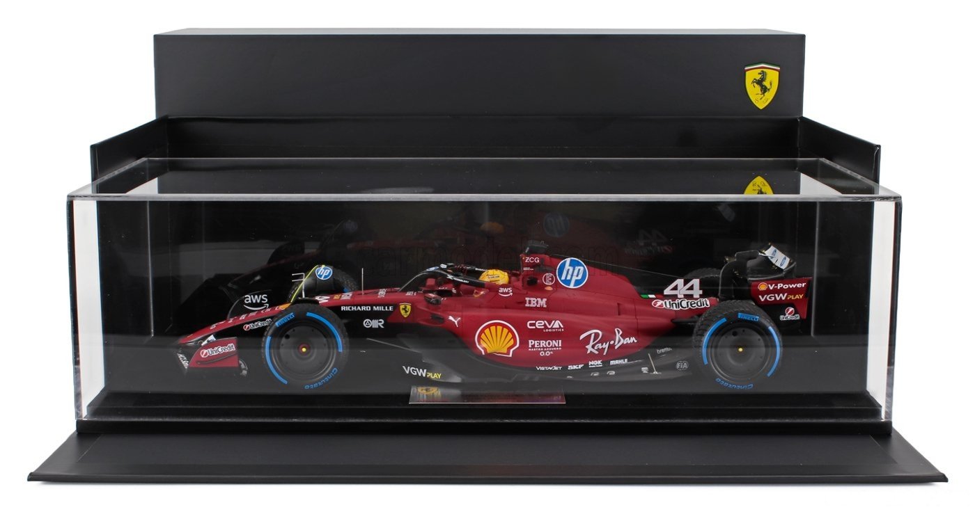 Lewis Hamilton Ferrari SF-23 First Test 1/18 Scale Model Car By Looksmart