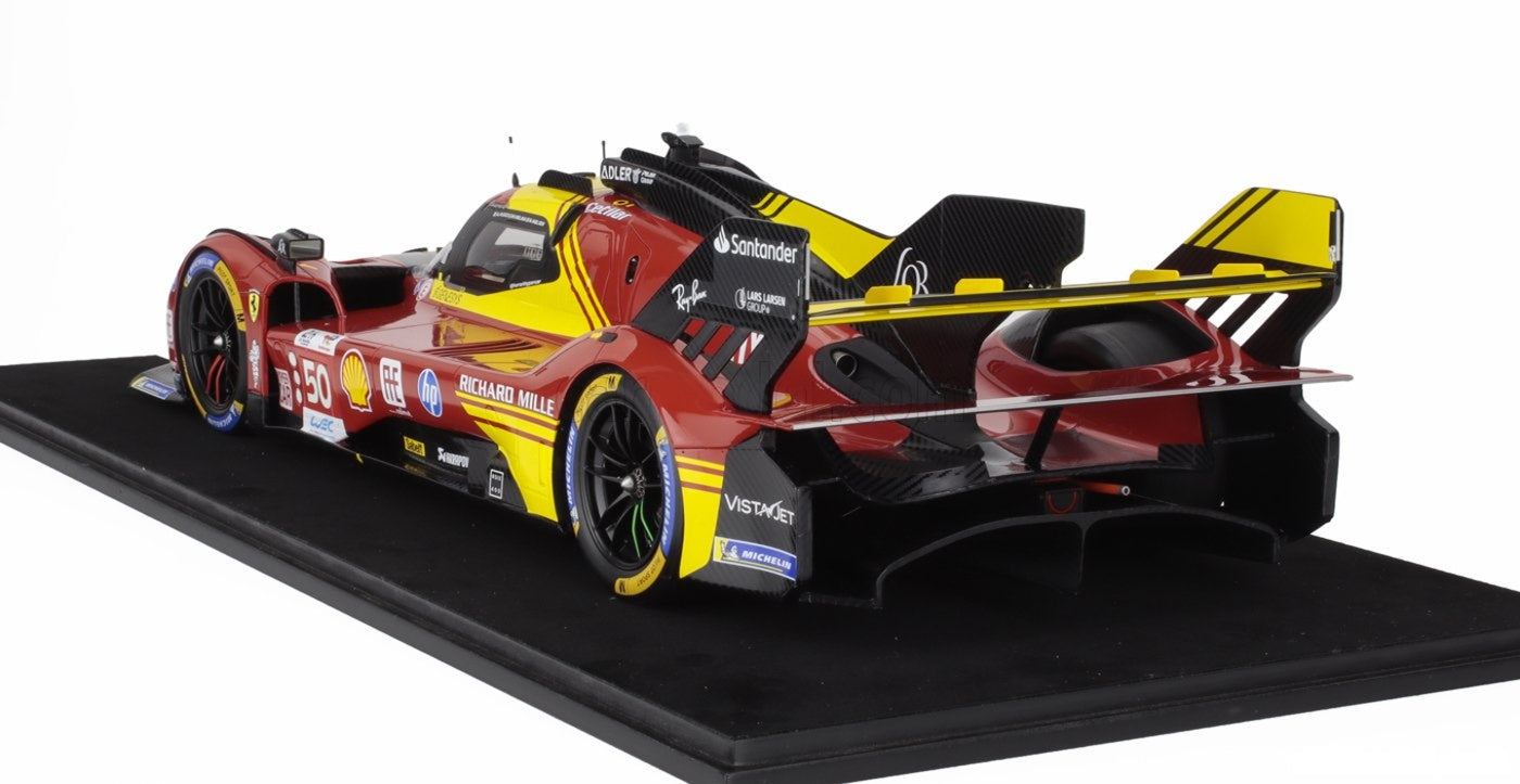 Ferrari 499P AF Corse #50 Le Mans 2024 Winner w/ Display Case 1/12 Looksmart