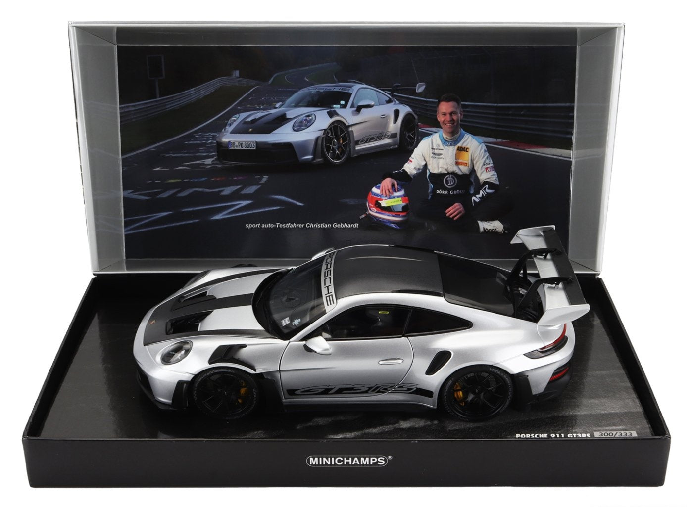 1/18 Scale Minichamps 992 911 Porsche GT3 RS Nürburgring SuperTest Box Set 110062020