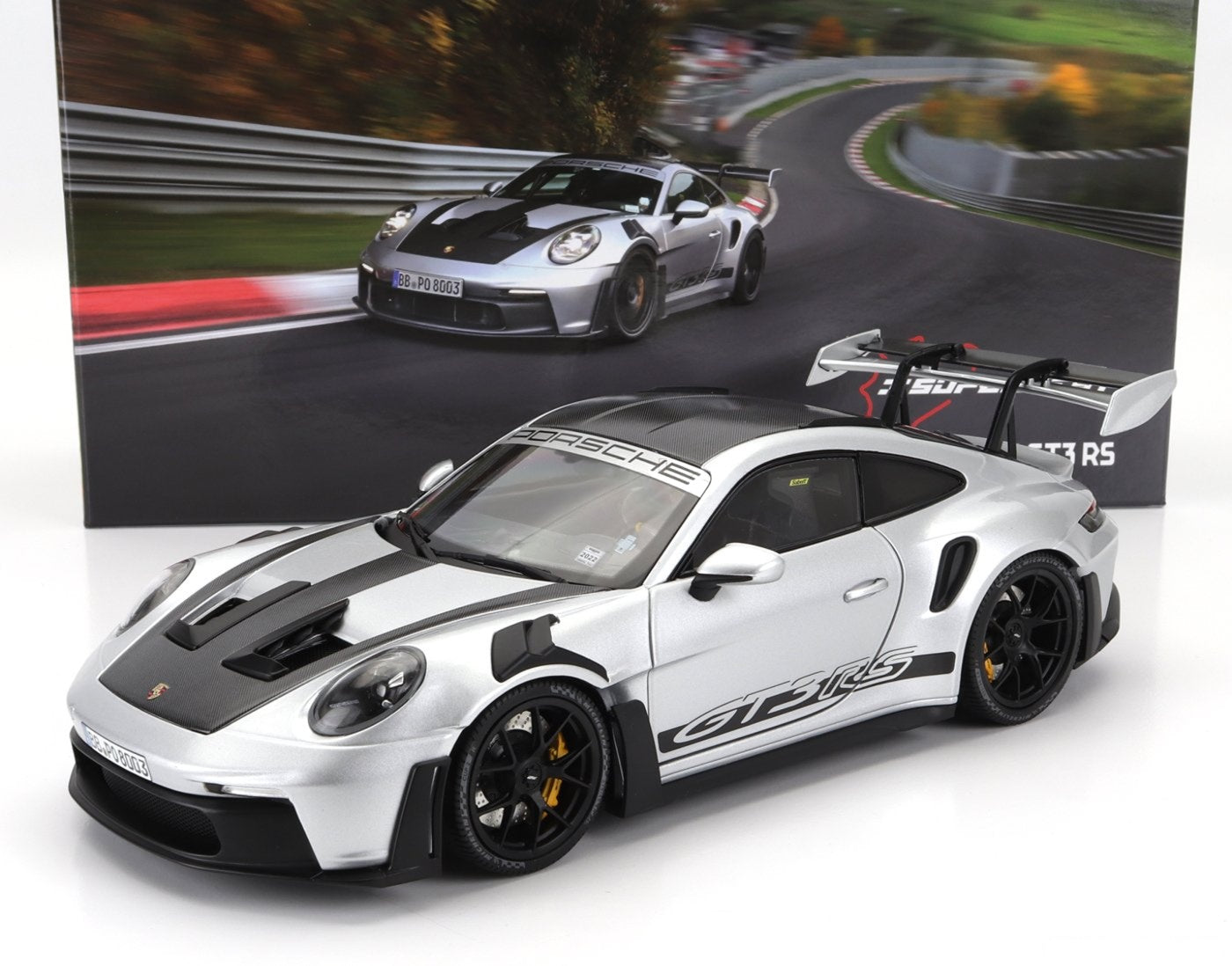 1/18 Scale Minichamps 992 911 Porsche GT3 RS Nürburgring SuperTest Box Set 110062020