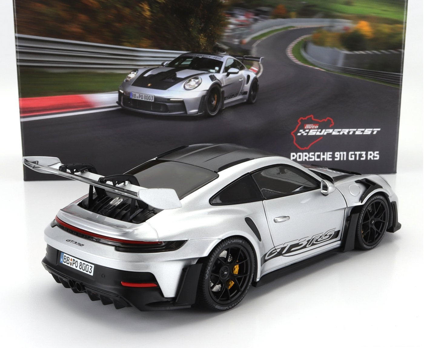 1/18 Scale Minichamps 992 911 Porsche GT3 RS Nürburgring SuperTest Box Set 110062020