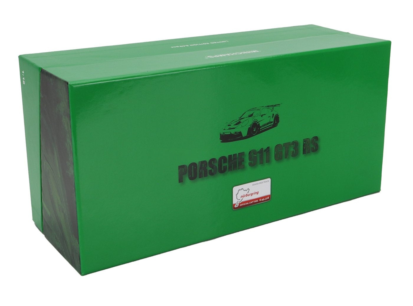 1/18 Scale Minichamps 992 911 Porsche GT3 RS Nürburgring 6:49.22 Record Box Set 110062021