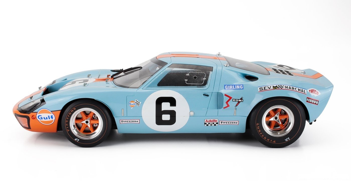 1/12 SCALE FORD GT40 MKI - WINNER 24H LE MANS 1969 - DIECAST MODEL CAR BY WERK83