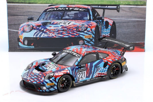 1/18 Scale Porsche 992 GT3 R GPX Martini Racing 24H Spa 2022 Model Car by IXO LEGT18-20221