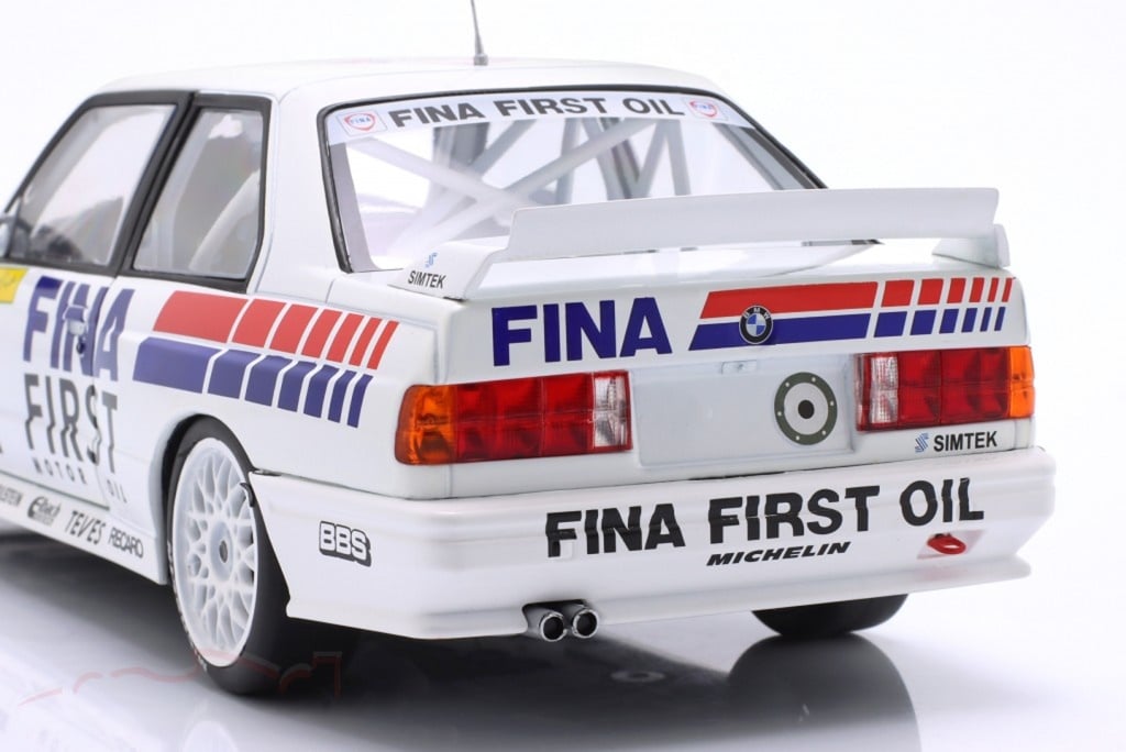 1/18 BMW M3 E30 #2 Winner 24h Nürburgring 1992 FINA Motorsport Model Car WERK83