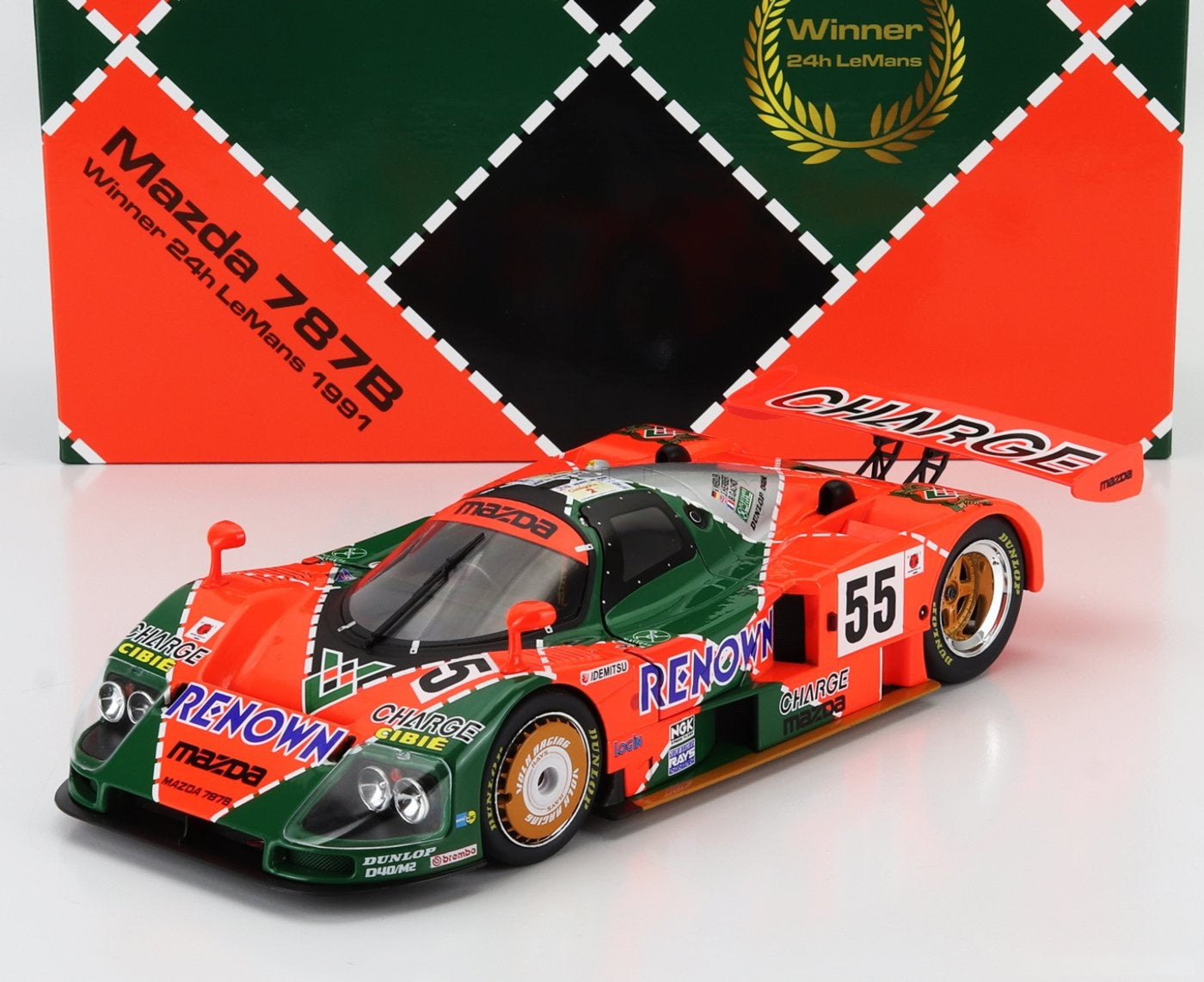 1/18 SCALE MAZDA 787B - WINNER LE MANS 1991 - WERK83 COLLECTORS BOX SET W1802701C