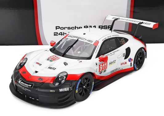 1/12 Scale 911 GT3 RSR 991 24h of DAYTONA 2018 #911 Diecast Model Car by IXO