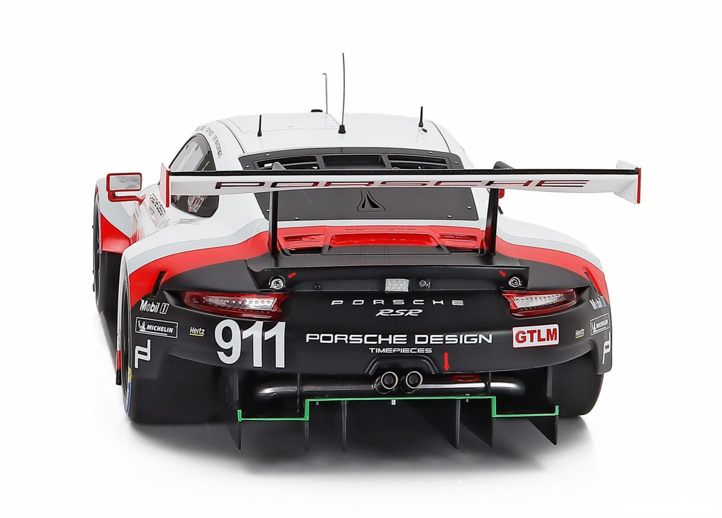 1/12 Scale 911 GT3 RSR 991 24h of DAYTONA 2018 #911 Diecast Model Car by IXO