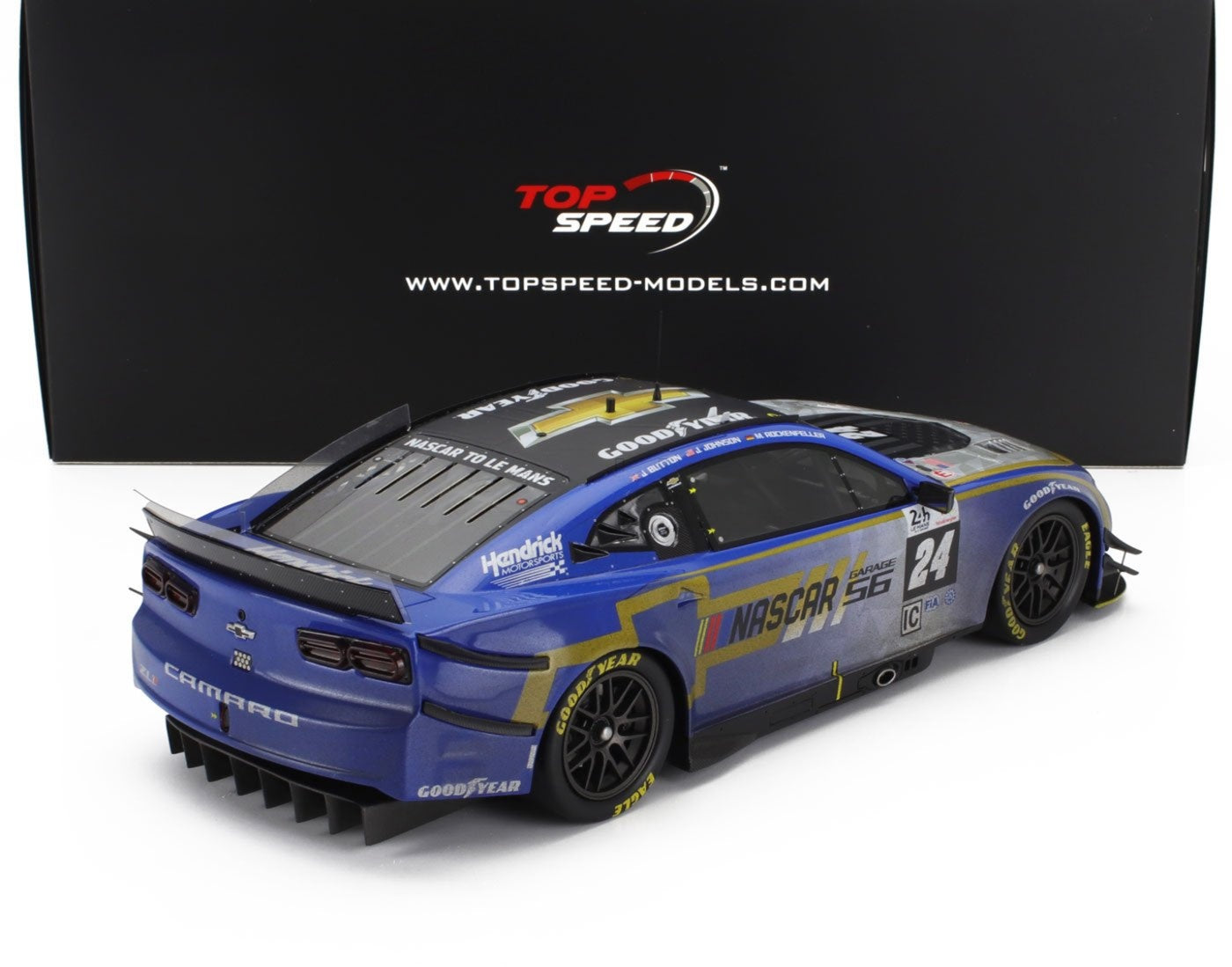 Garage 56 Chevrolet Camaro Zl1 Le Mans 24 Hours (Post Race Version) 2023 1/18 Scale Top Speed