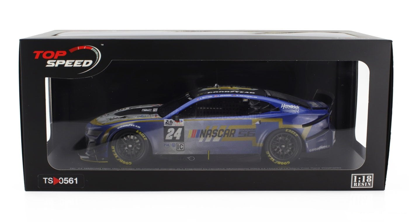Garage 56 Chevrolet Camaro Zl1 Le Mans 24 Hours (Post Race Version) 2023 1/18 Scale Top Speed