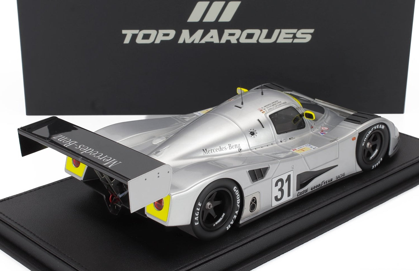 MERCEDES BENZ C291 C11 5.0L V8 TWIN TURBO 24h LE MANS 1991 #31 1/18 Top Marques