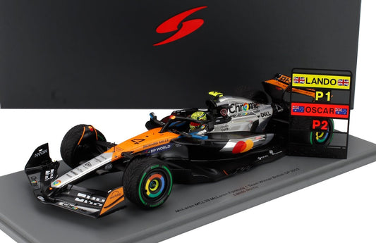 McLaren MCL39 #1 Lando Norris 2025 British GP Winner 1/18 Scale by Spark