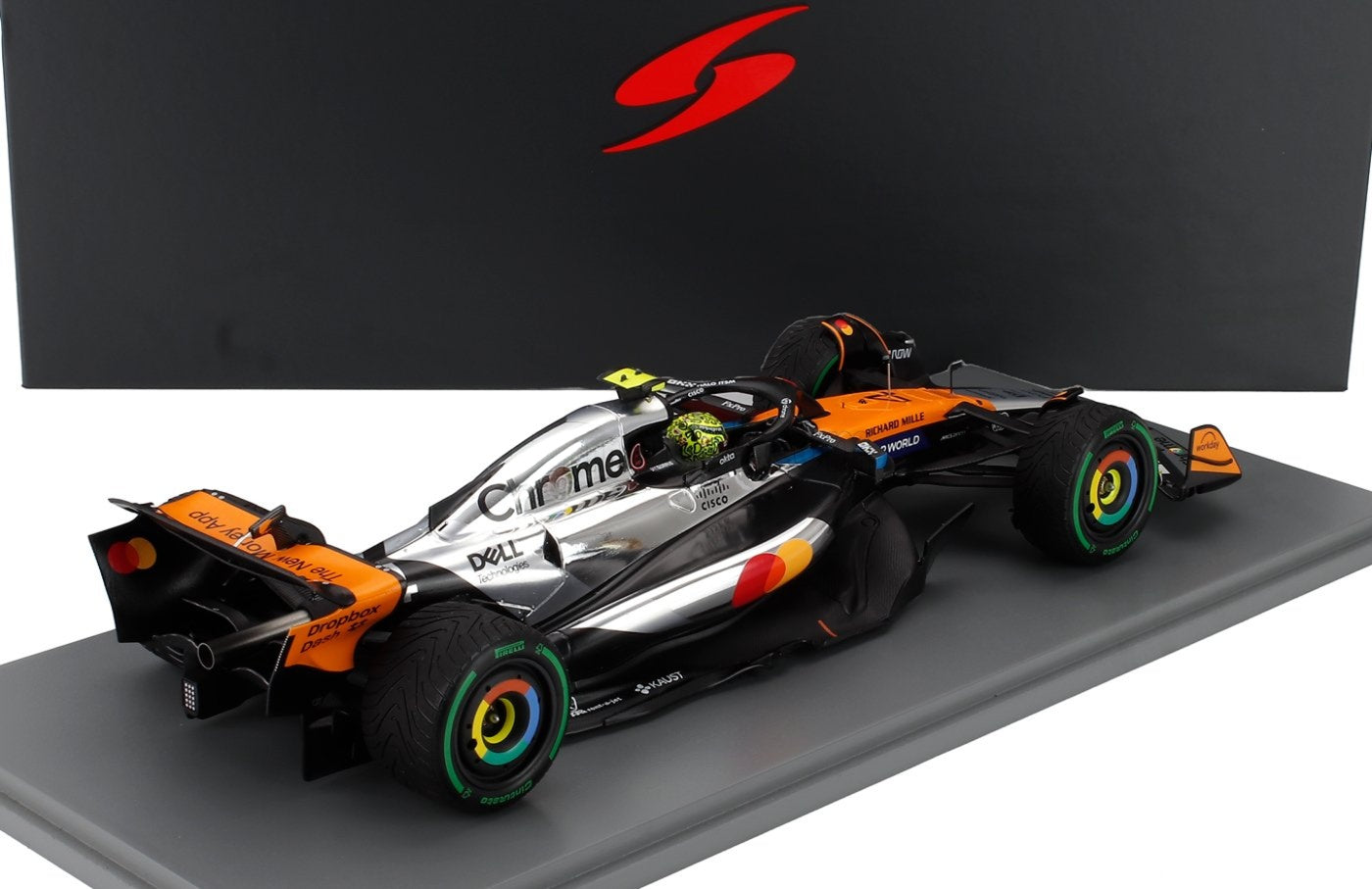 McLaren MCL39 #1 Lando Norris 2025 British GP Winner 1/18 Scale by Spark