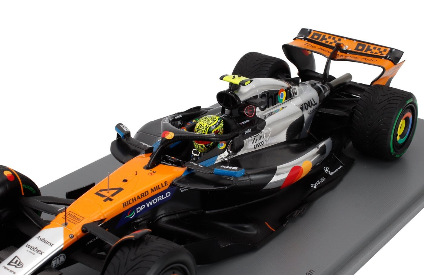 McLaren MCL39 #1 Lando Norris 2025 British GP Winner 1/18 Scale by Spark