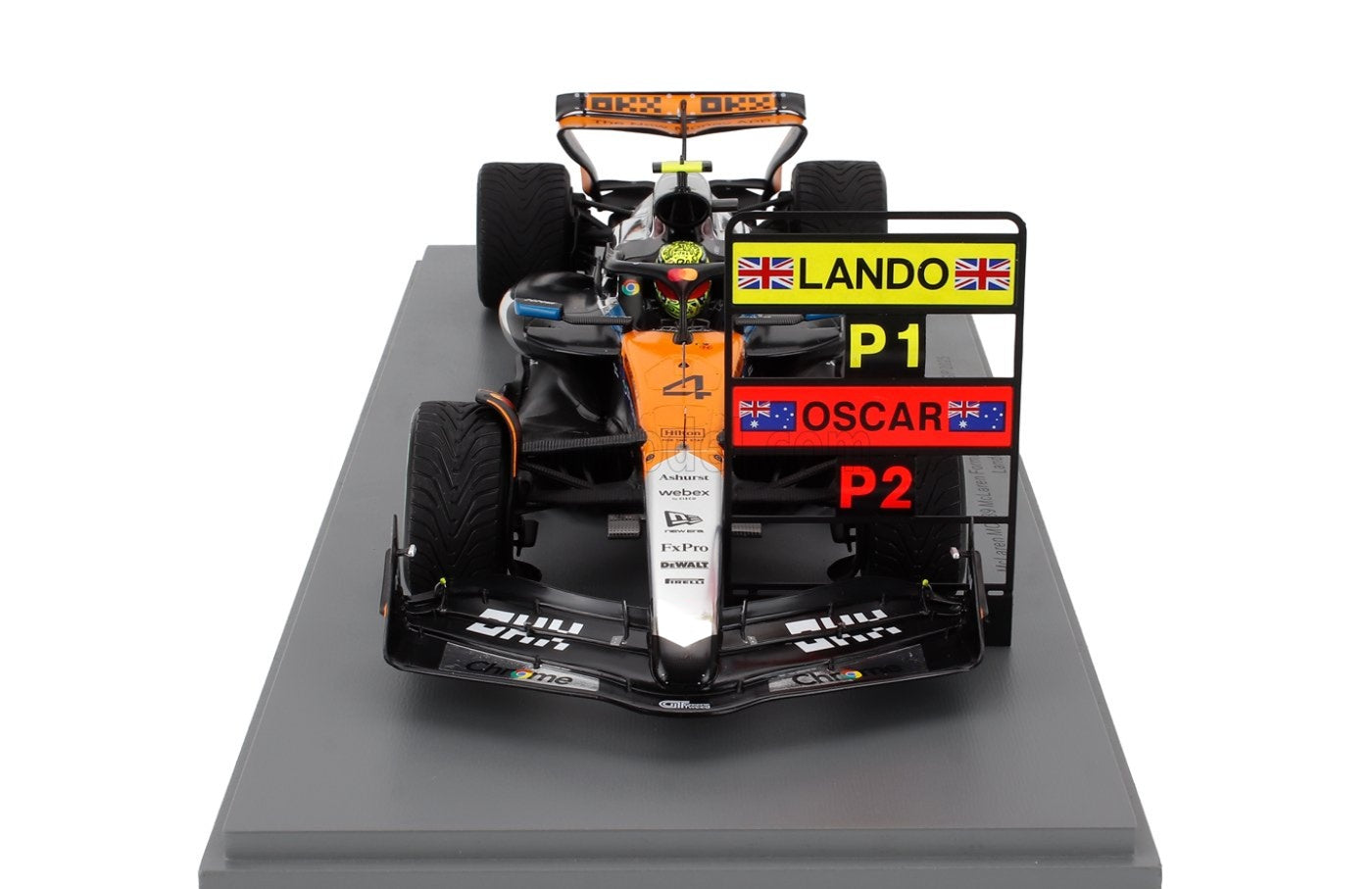 McLaren MCL39 #1 Lando Norris 2025 British GP Winner 1/18 Scale by Spark