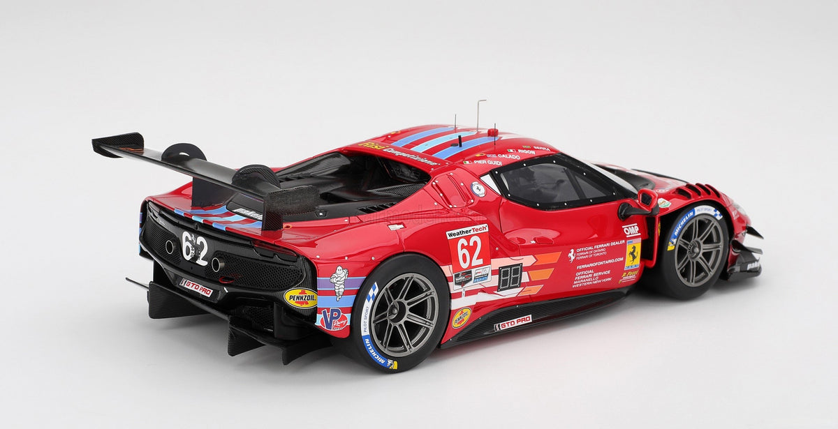 1/18 SCALE BBR FERRARI 296 GT3 #62 RISI COMPETIZIONE 2024 24H DAYTONA