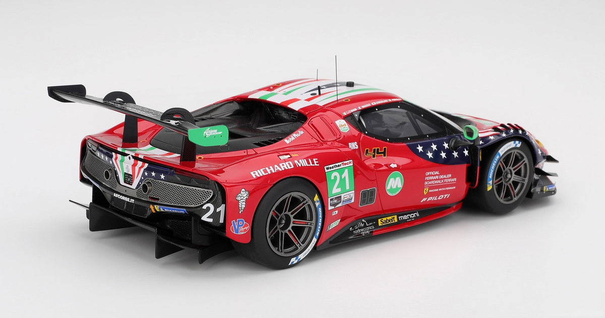 1/18 SCALE BBR FERRARI 296 GT3 #21 AF CORSE 2025 24H DAYTONA MODEL CAR